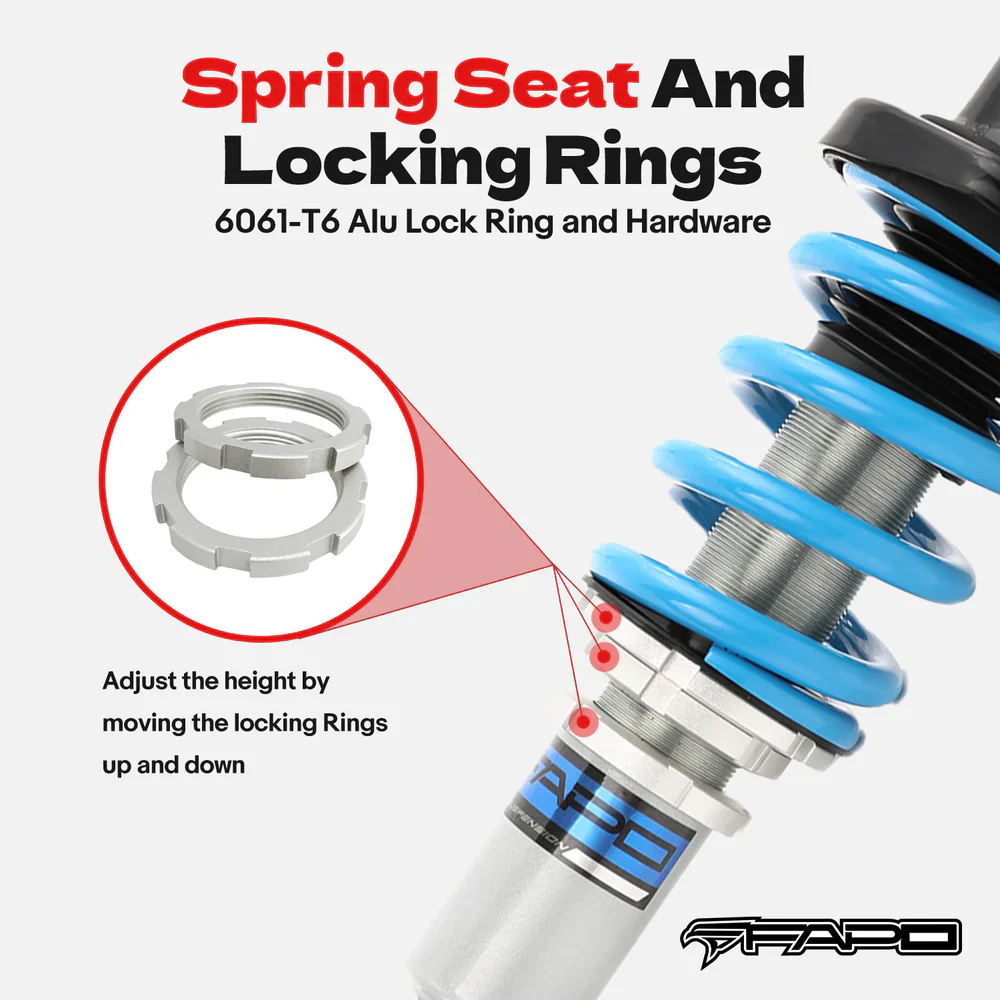 16-Level Damping Coilover For Infiniti G35X AWD V36 2003-2008 PS008620 - Image 4