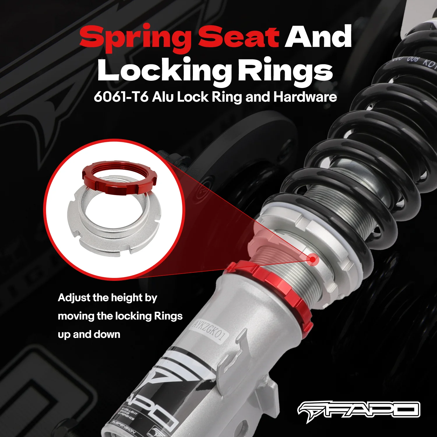 32-Level Damping Coilover for 2011-2020 Infiniti M37 M56 Q50 Q60 Q70 V37/Y51 PF008130 - Image 8
