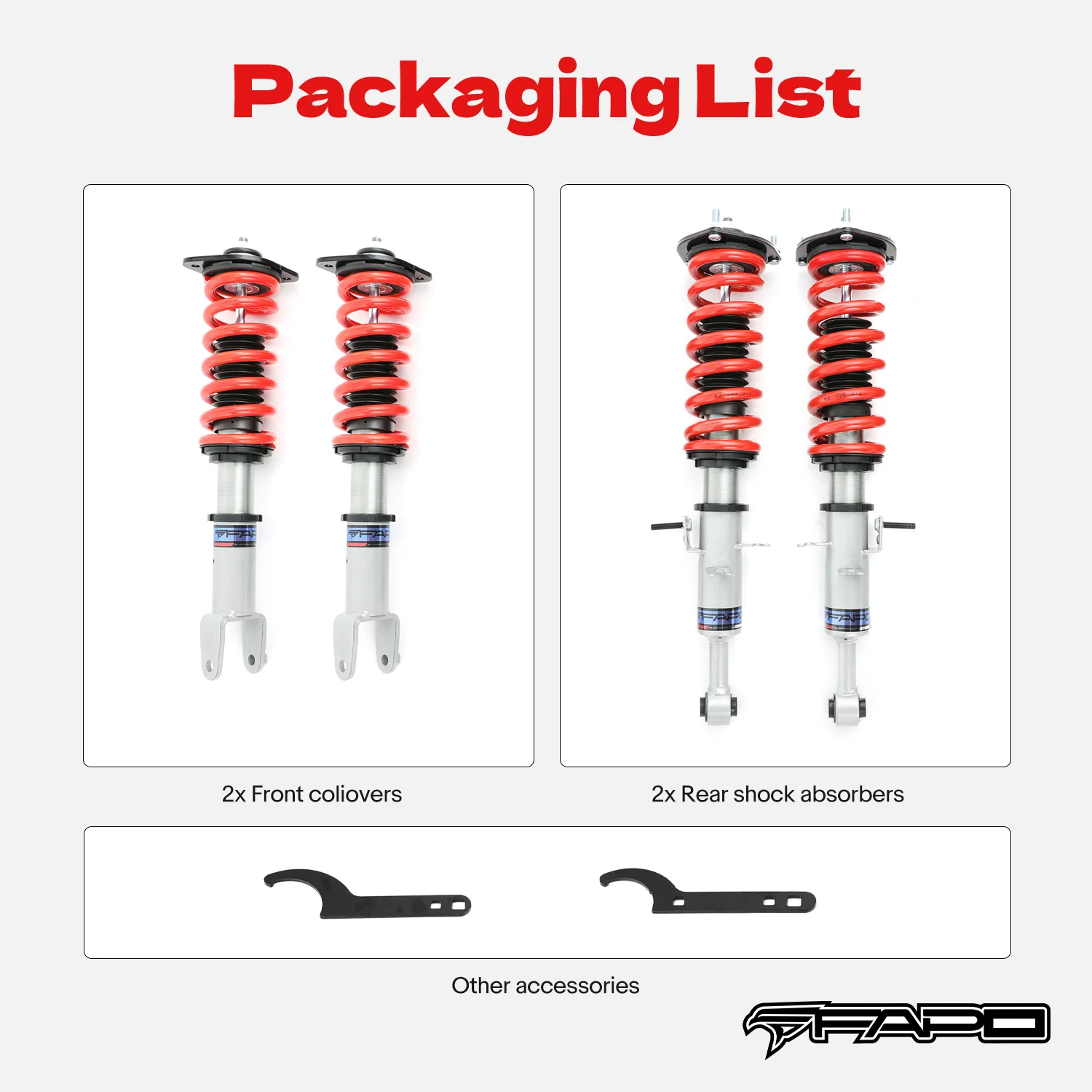 Coilover for Infiniti G25/G35/G37/Q40/Q60 2006-2015 PS008410 - Image 9
