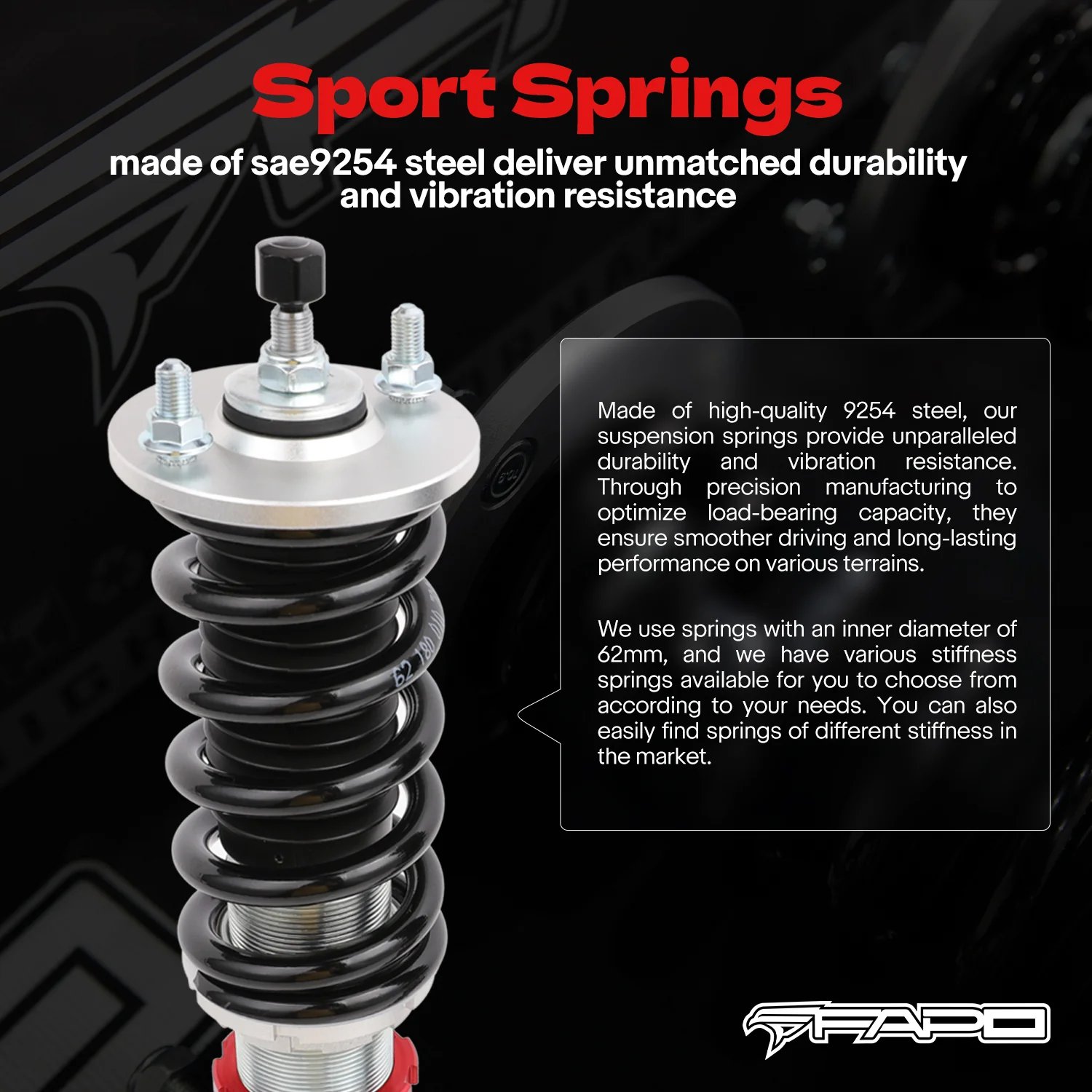 32-Level Damping Coilover for HONDA CIVIC 1988-2000 INTEGRA 1990-2001 PF002420 - Image 7