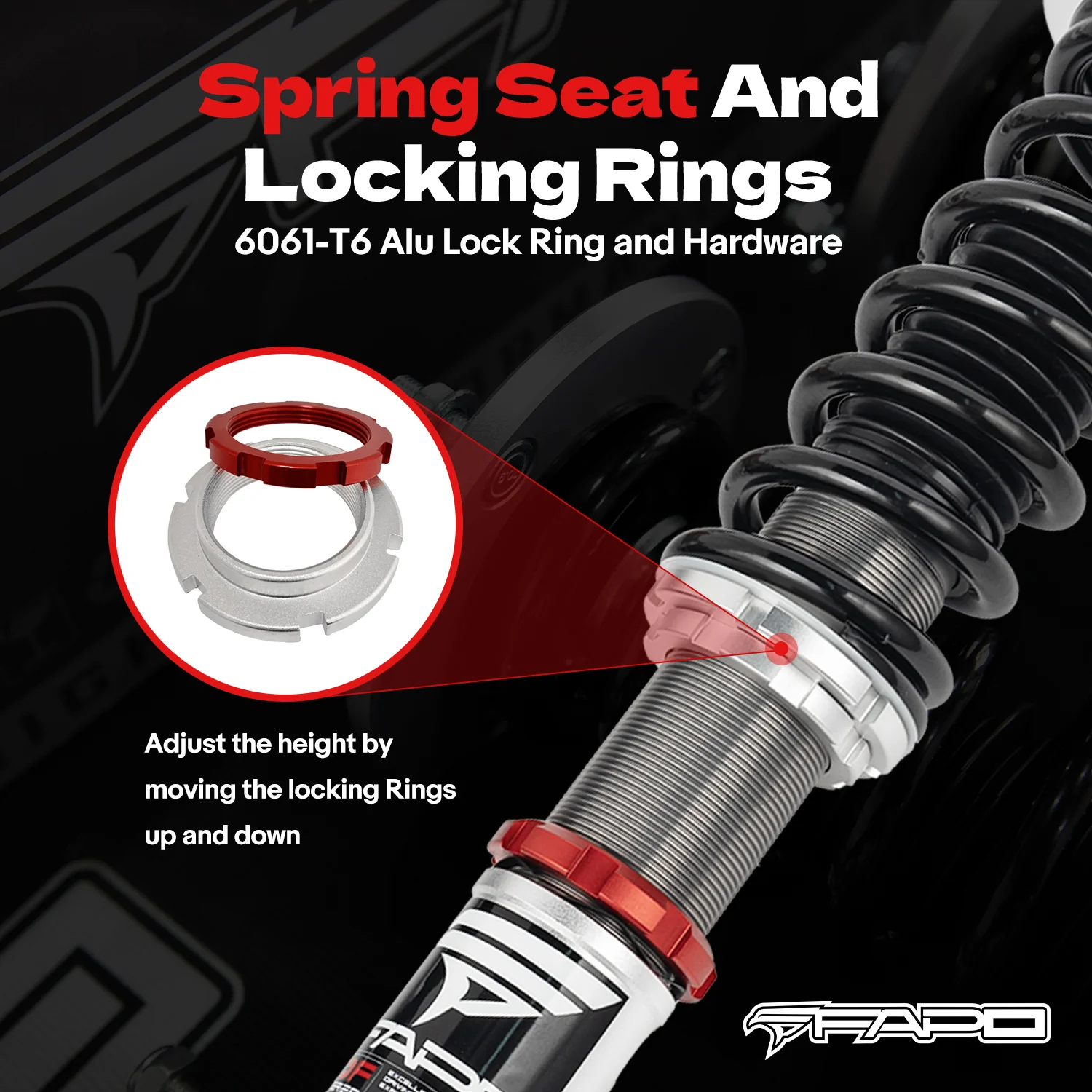 32-Level Damping Coilover for Acura TLX 1st Gen UB1/UB2/UB3/UB4 2015-2020 PF012630 - Image 9