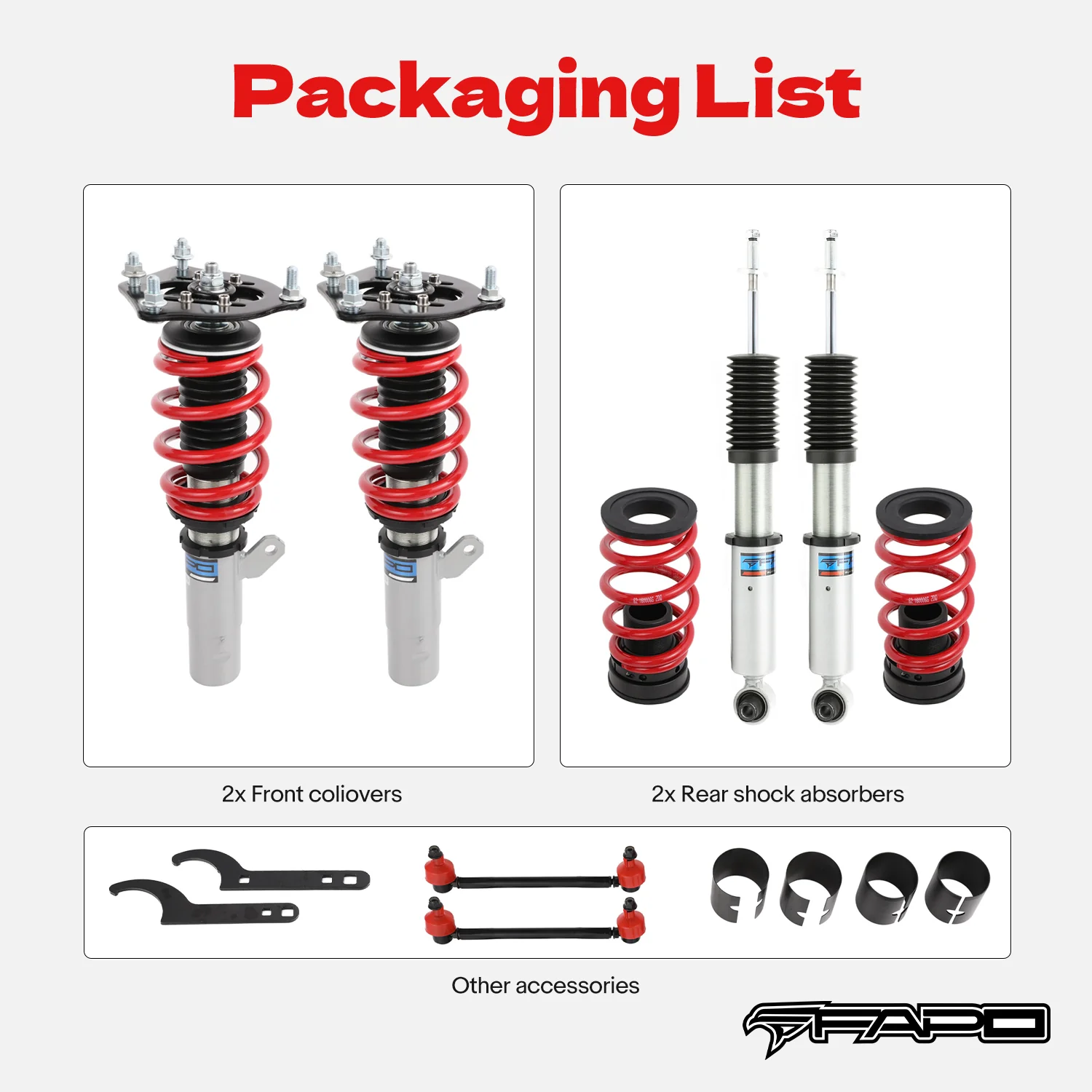 Coilover for Honda Civic 10th/11th Gen 2016-2025 Insight 2019-2022 PS022740 - Image 19