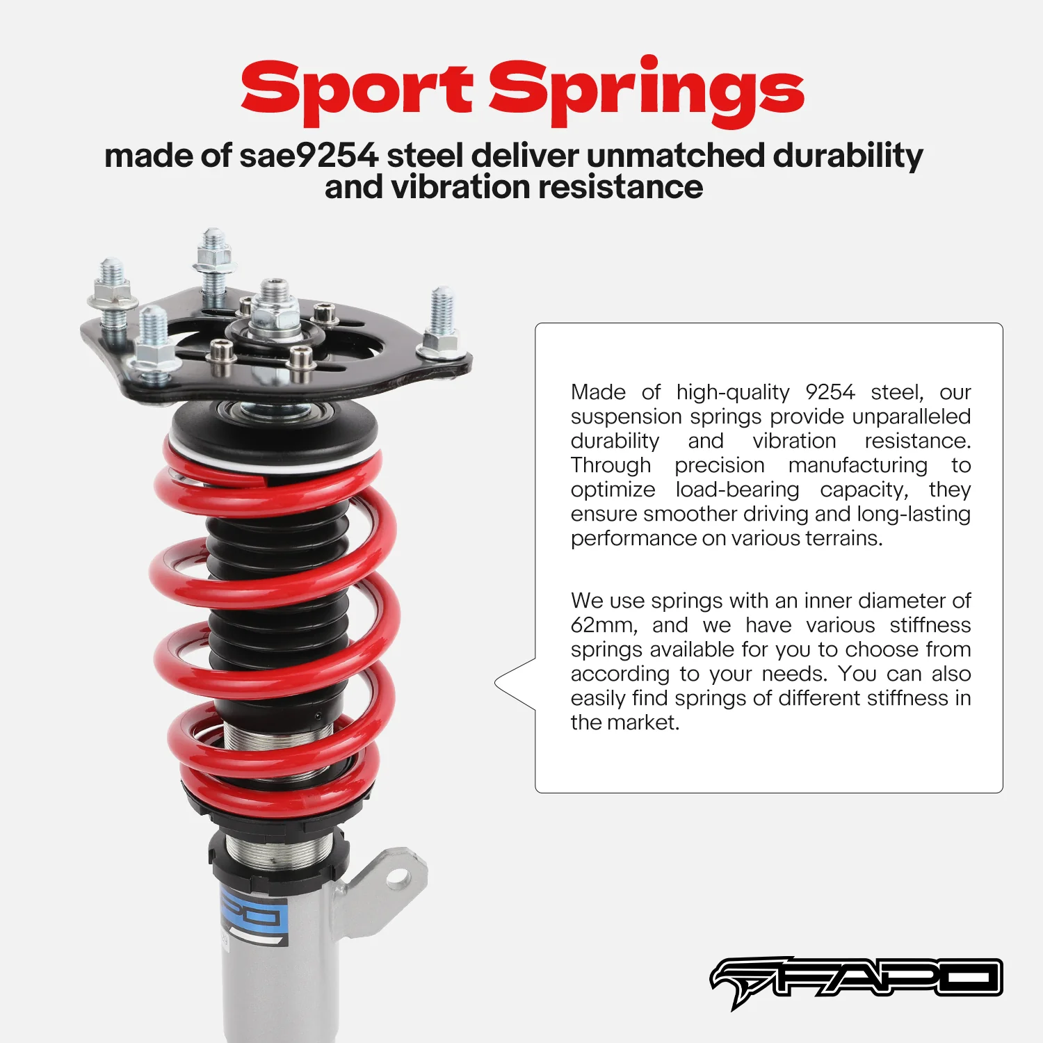 Coilover for Honda Civic 10th/11th Gen 2016-2025 Insight 2019-2022 PS022740 - Image 7
